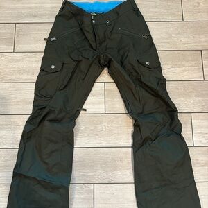 M Army Green Dryride Burton’s Snow Pants